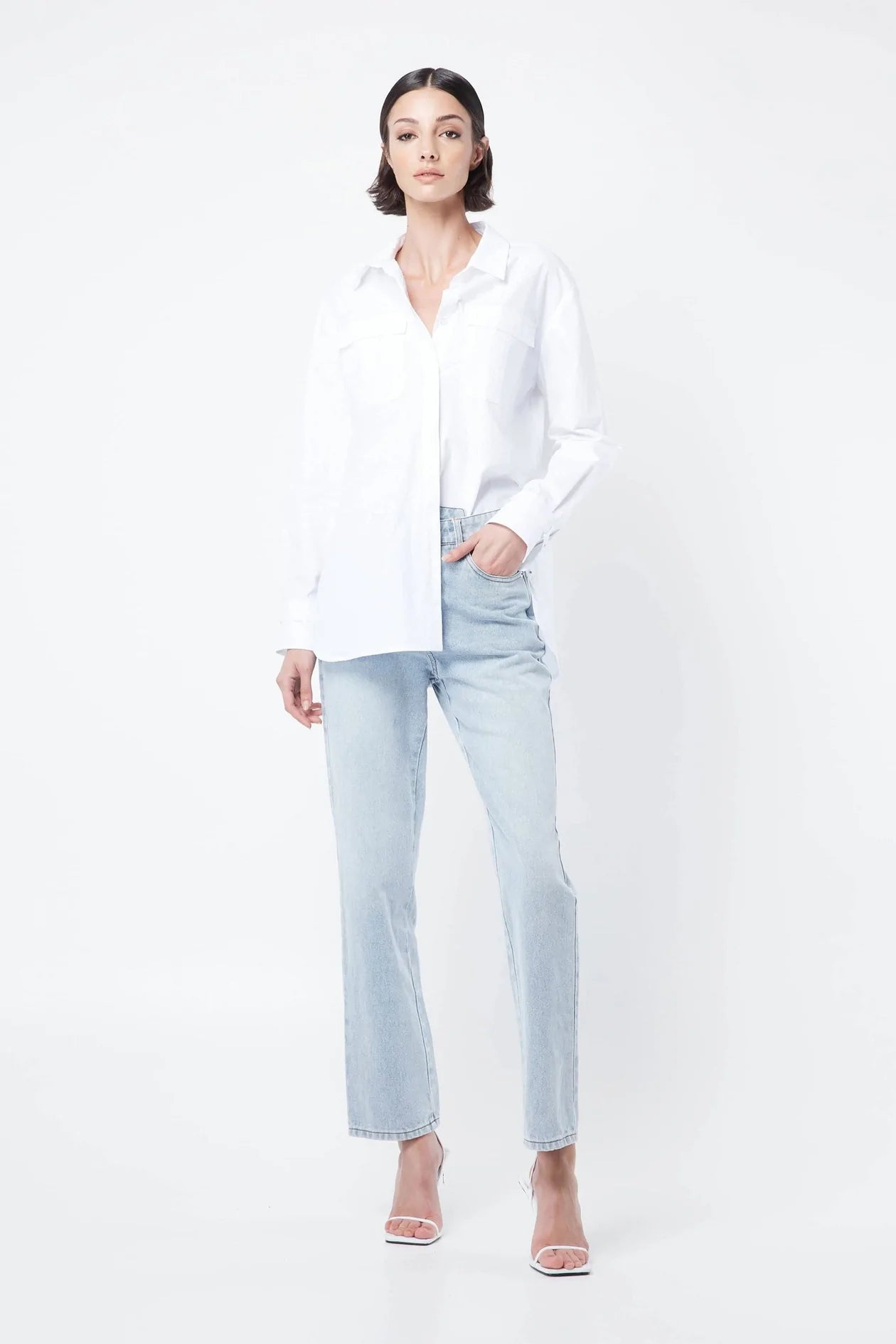 MOSSMAN - The Amalfi Shirt (White)