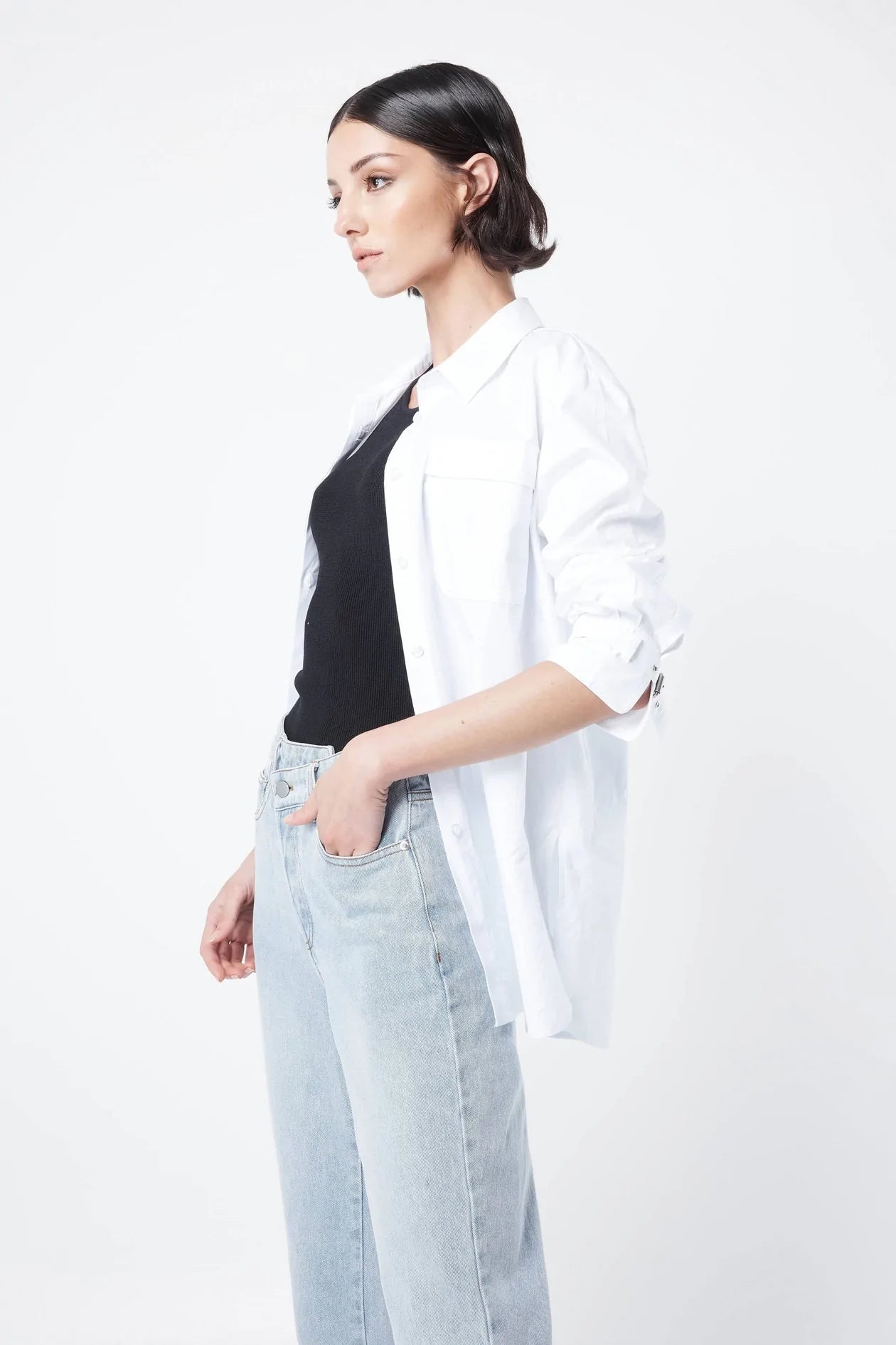 MOSSMAN - The Amalfi Shirt (White)