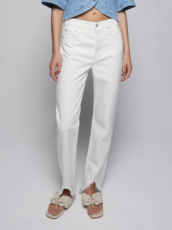 Elysian Collective Nobody Denim Agnes Jean in Chalk