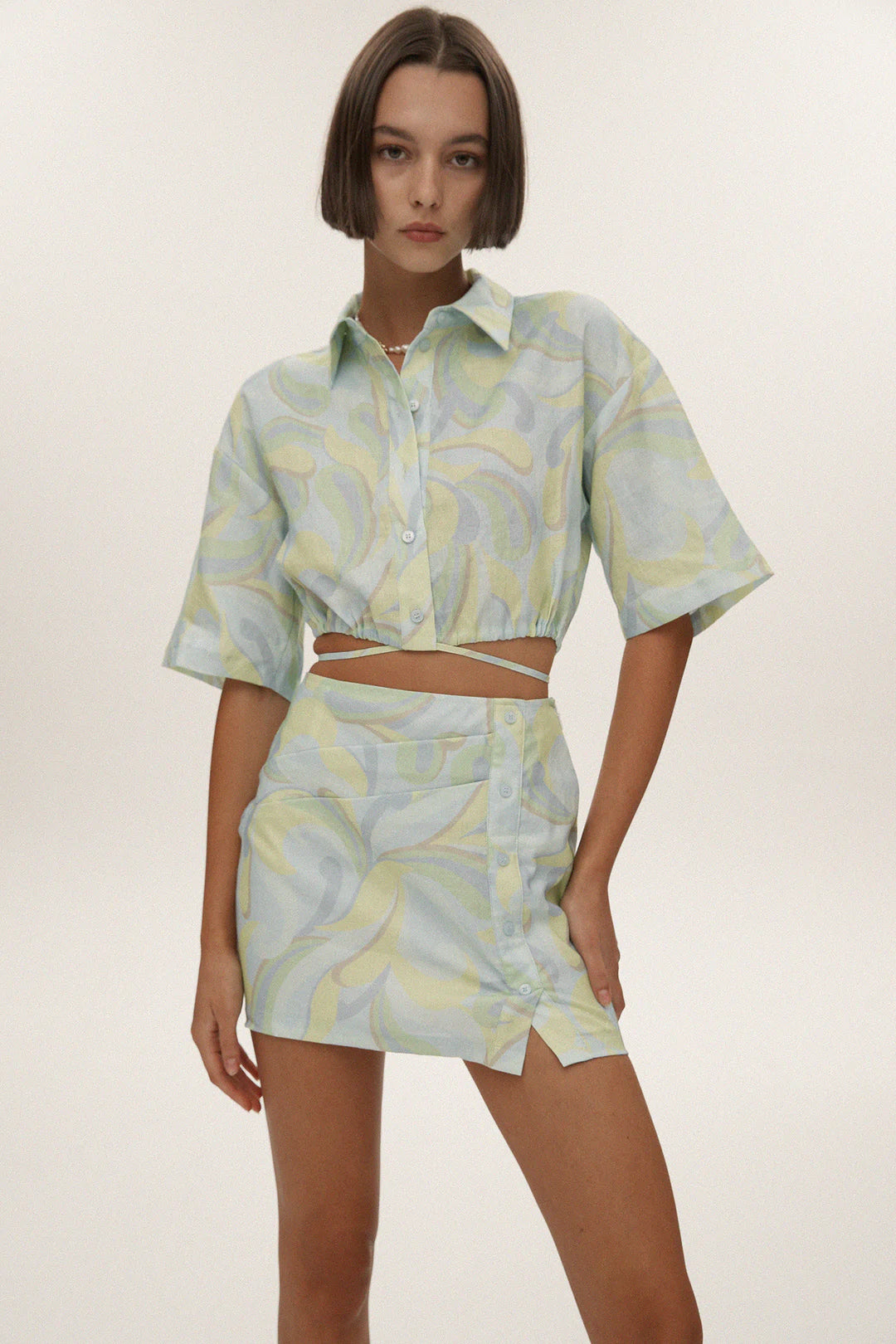 OWNLEY - Walker Shirt (Blue Swirl)
