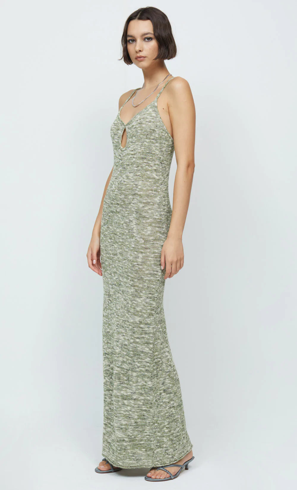 BEC AND BRIDGE - WILLOW KNIT MAXI DRESS (SAGE MARLE) FINAL SALE