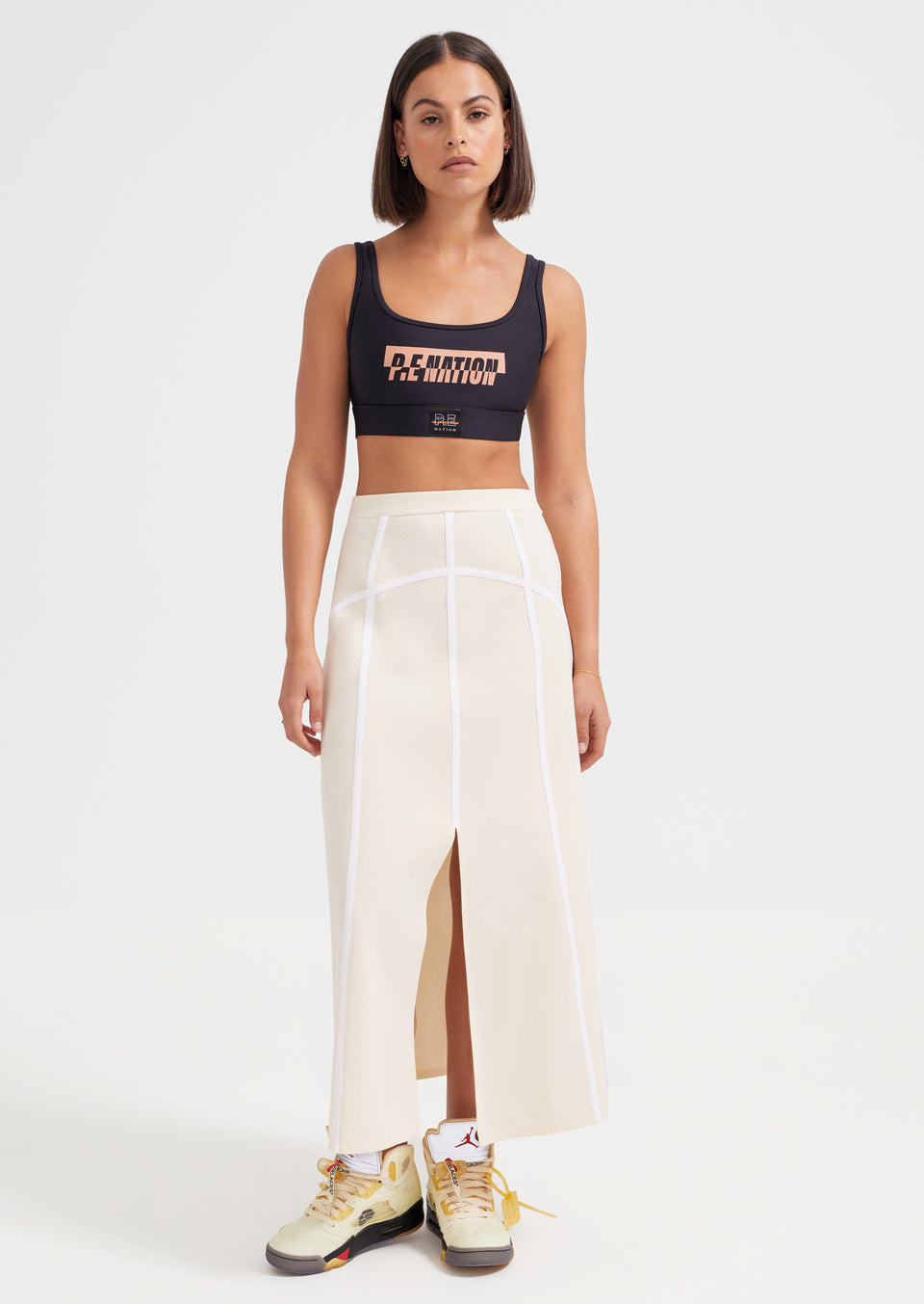 P.E NATION - Half Court Skirt (SHORTBREAD)