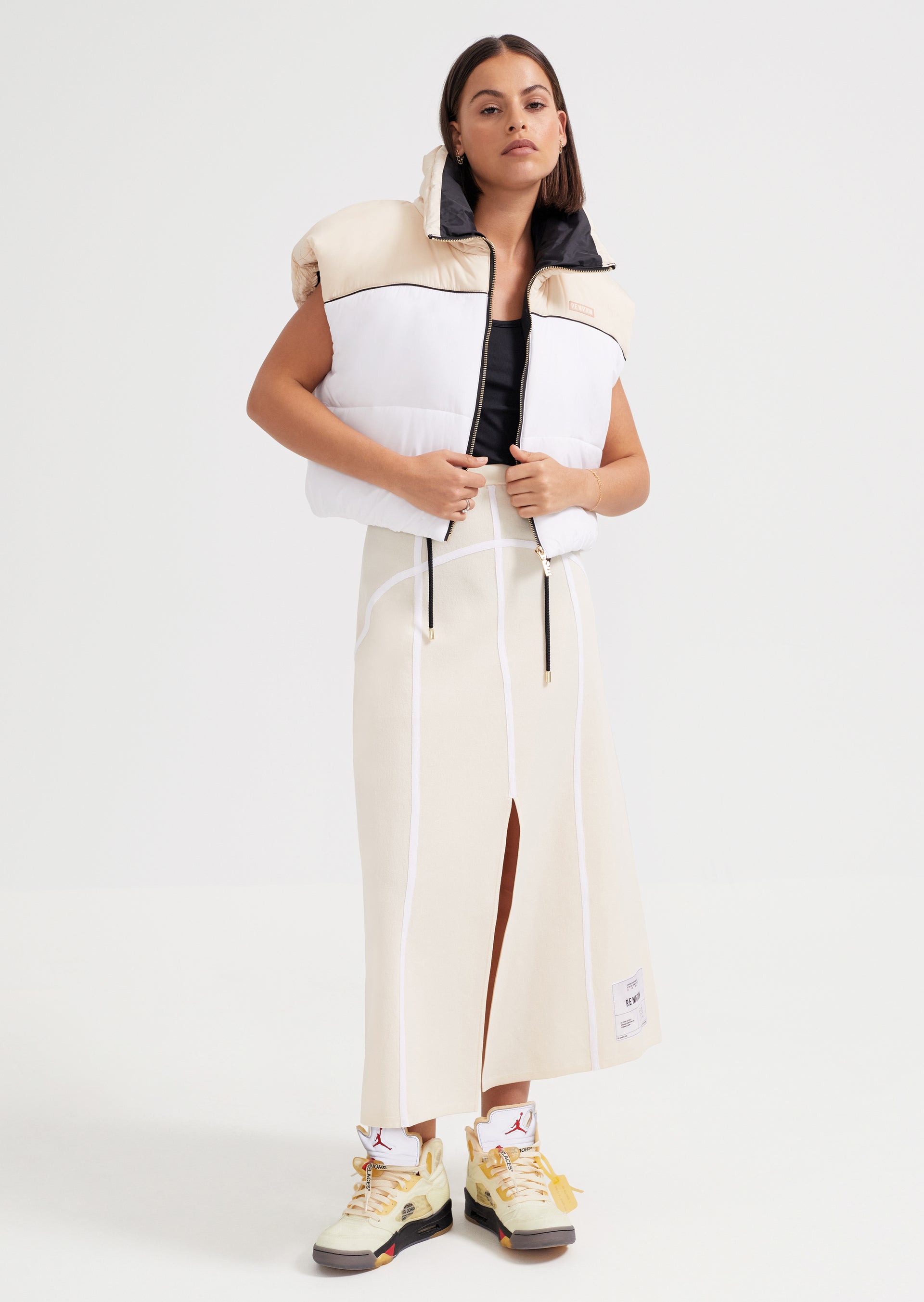 P.E NATION - Half Court Skirt (SHORTBREAD)