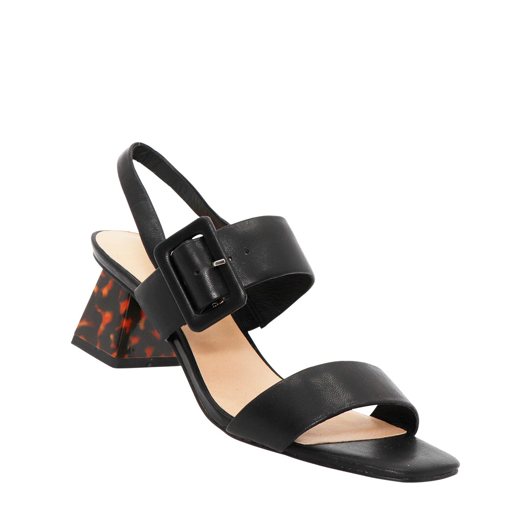 NUDE FOOTWEAR - Jovi (Black Leather)