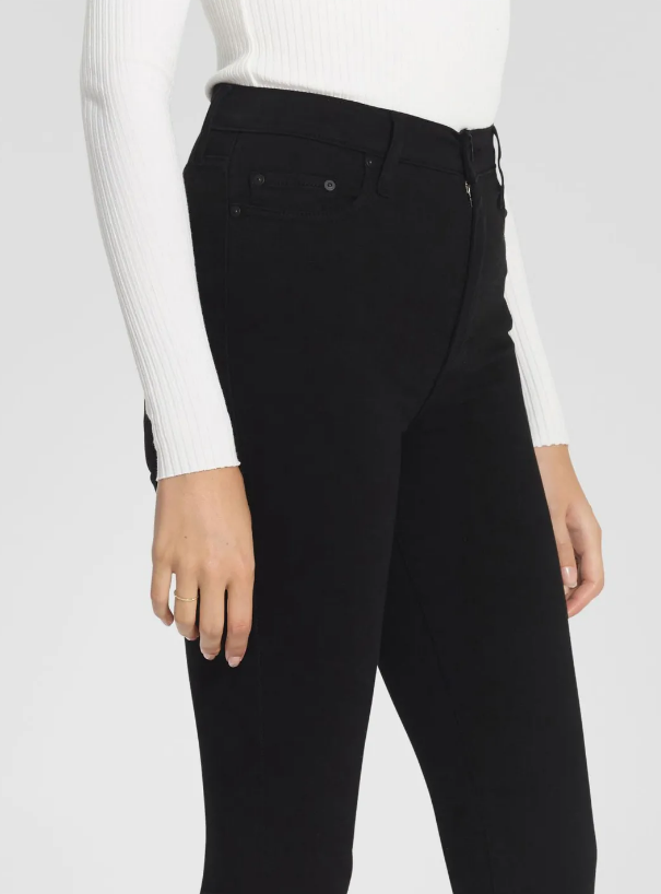 Nobody Denim: Siren Skinny Ankle Jeans (Powerblack)