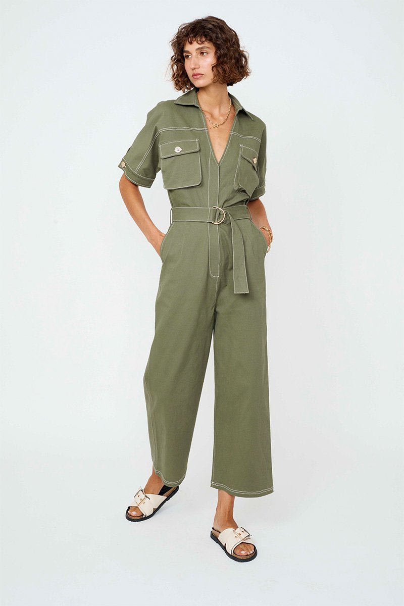 Elysian Collective Suboo Bernie Jumpsuit Olive