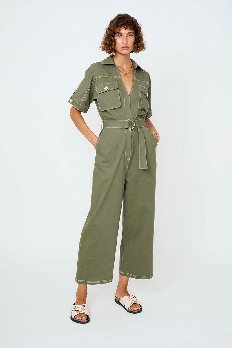 Elysian Collective Suboo Bernie Jumpsuit Olive