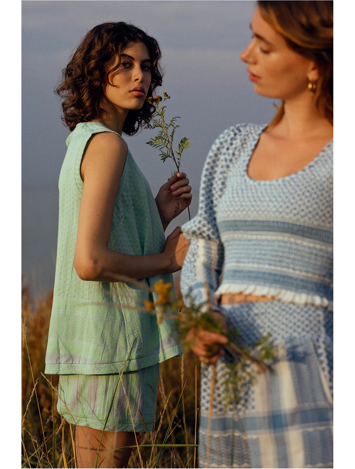 Elysian Collective Cecilie Copenhagen Shirt V NS Ballad Blue