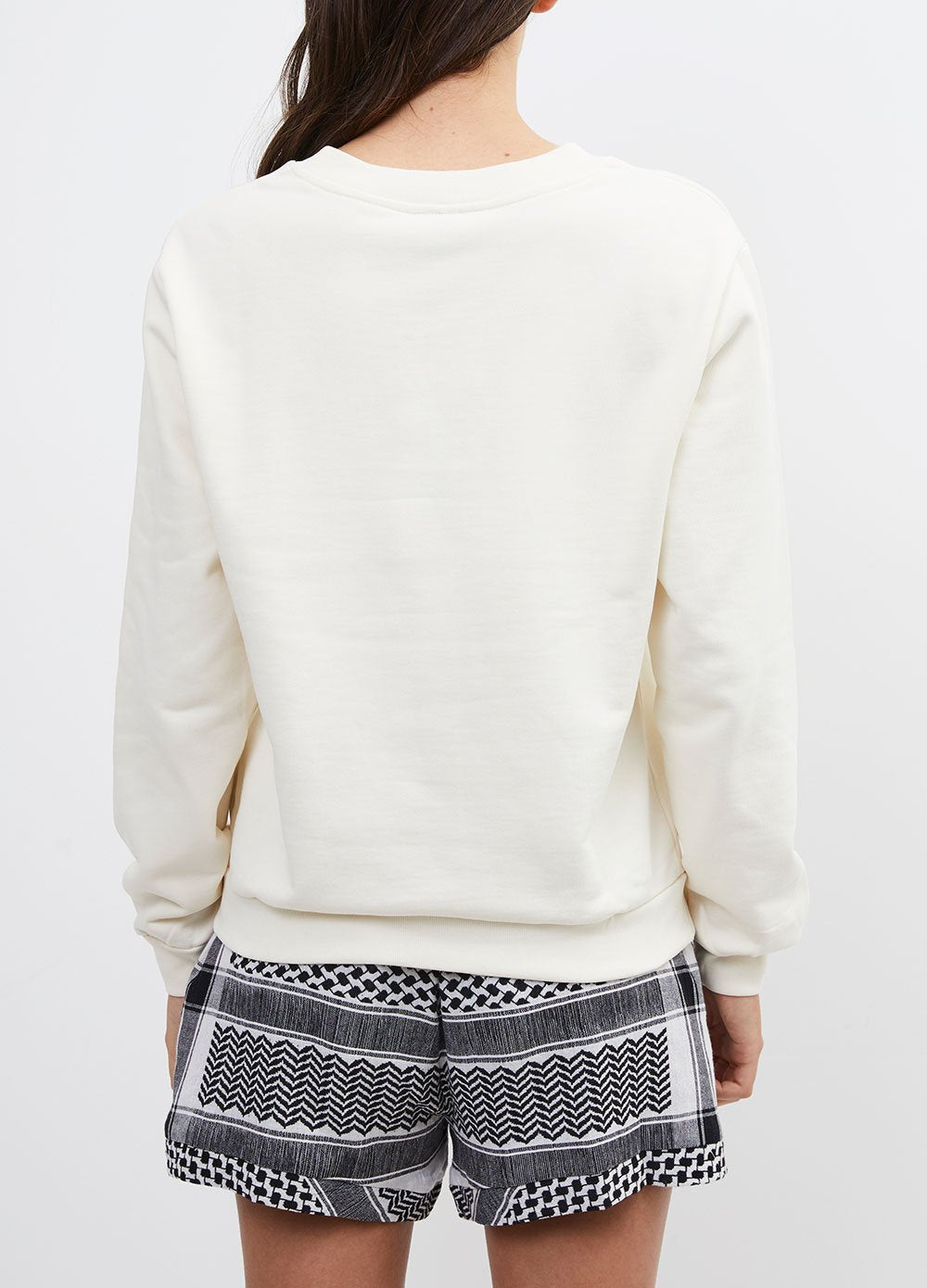 Elysian Collective Cecile Copenhagen Manila Sweat Whisper White