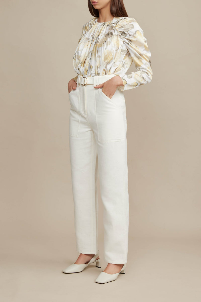 Elysian Collective Acler Bancroft Pant Ivory