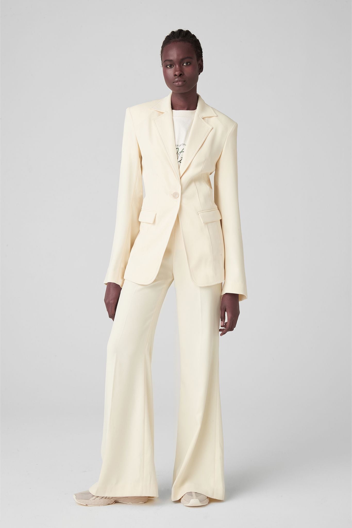 Elysian Collective Atoir x Lara Worthington 001 Trouser Straw