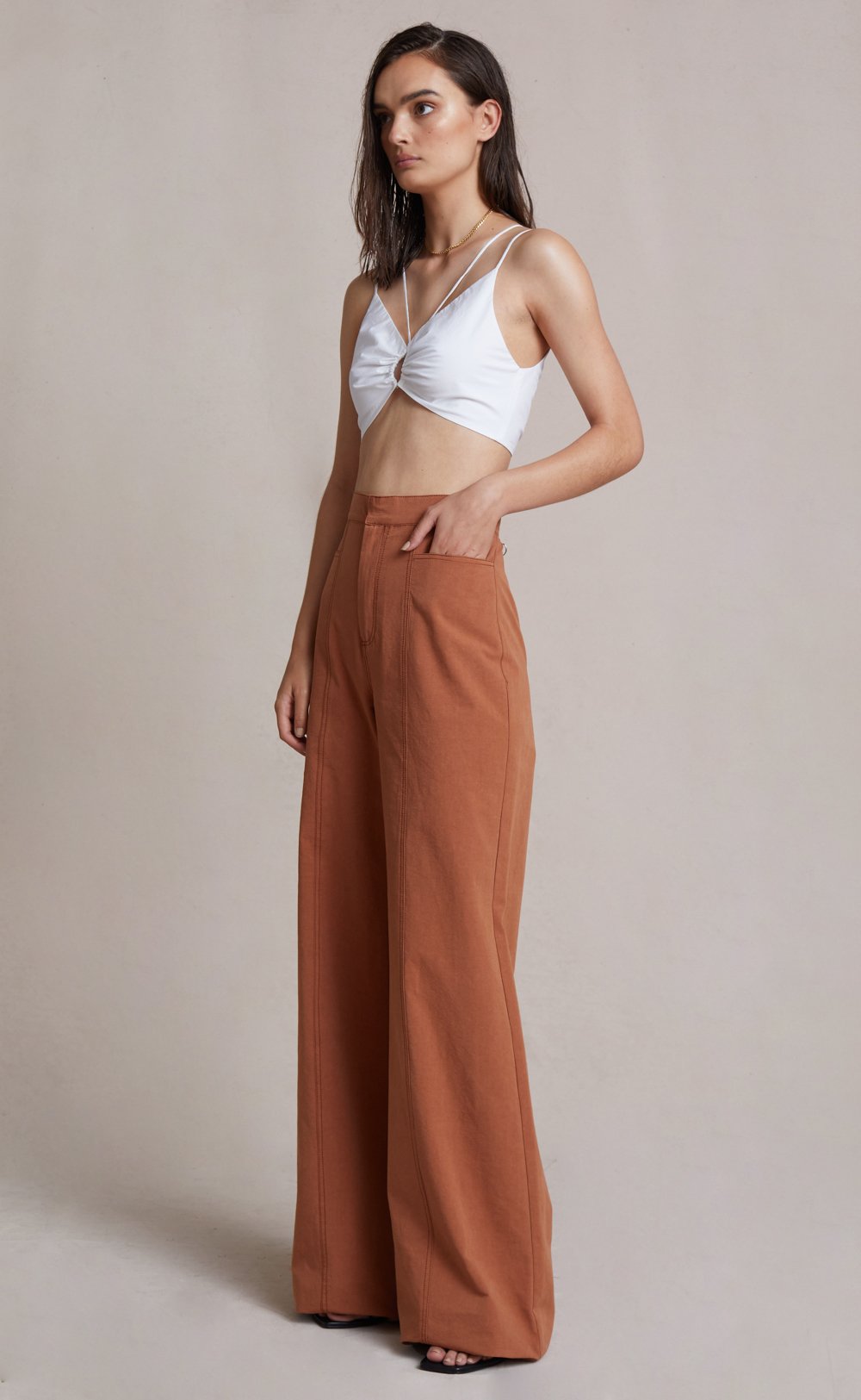 Elysian Collective Bec and Bridge Dixie Top Ivory