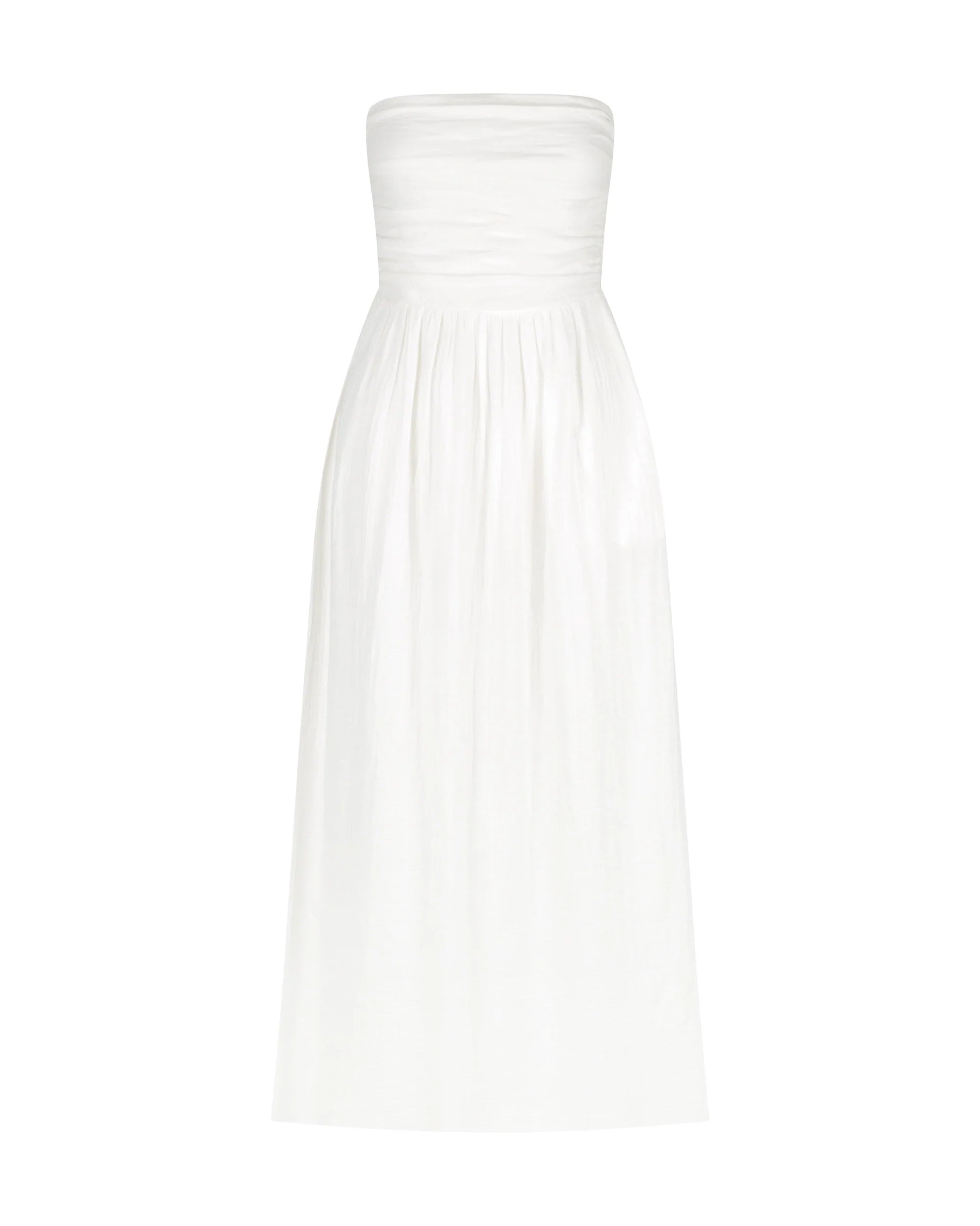 Charlie Holiday - Harriet Midi Dress (WHITE) Charlie Holiday - Harriet Midi Dress (WHITE)