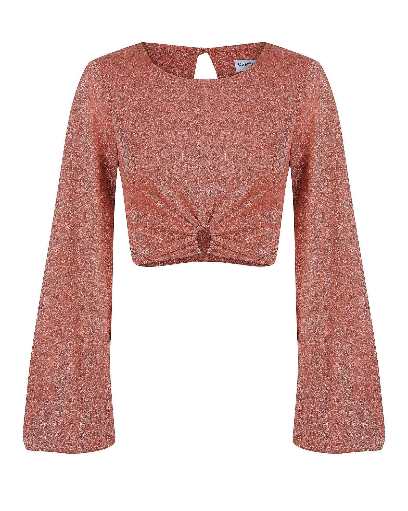 Elysian Collective Charlie Holiay Layla Top Desert Rose