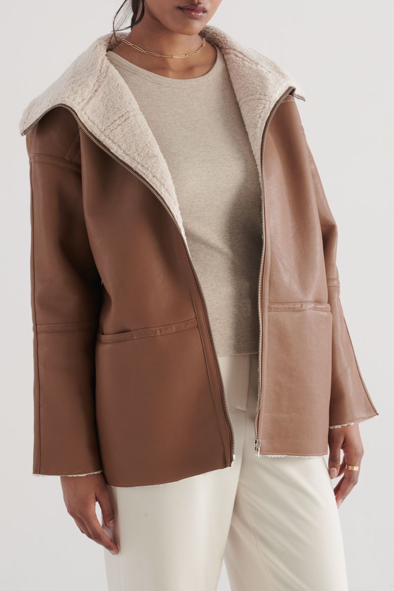 Elysian Collective Elka Collective Michaela Jacket Camel