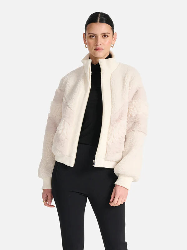 Elysian Collective Ena Pelly Rory Contrast faux Fur Jacket