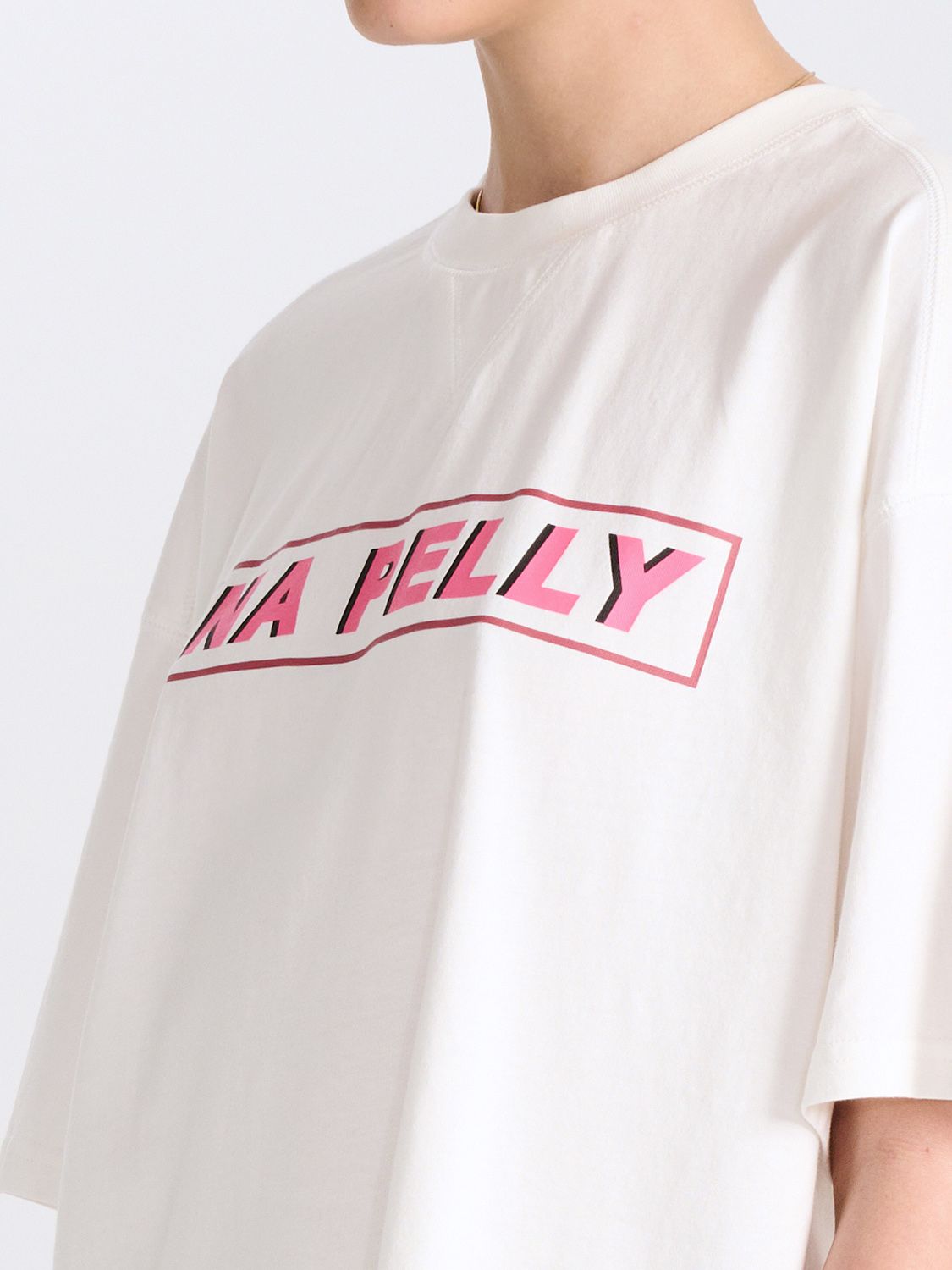 Elysian Collective Ena Pelly Stars Align SS Tee Vintage White