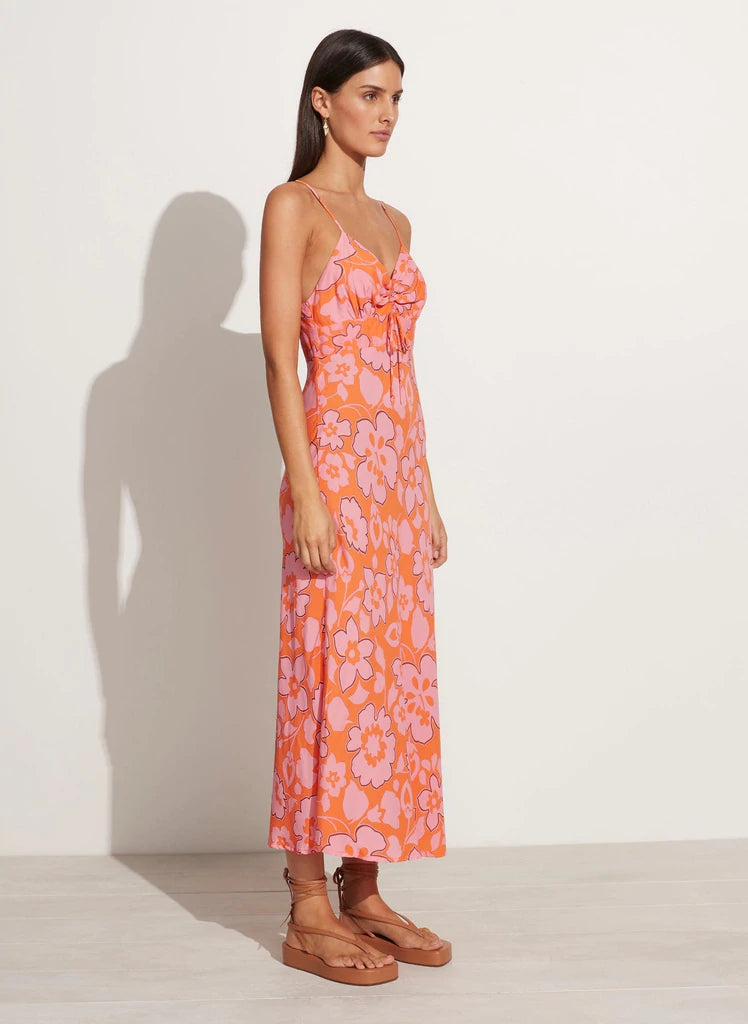 Elysian Collective Faithfull The Brand Shayne Midi Dress Paraiso Floral Print