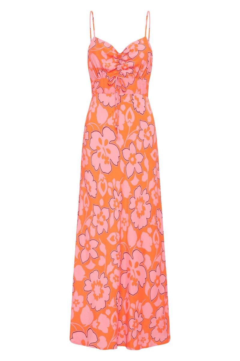 Elysian Collective Faithfull The Brand Shayne Midi Dress Paraiso Floral Print