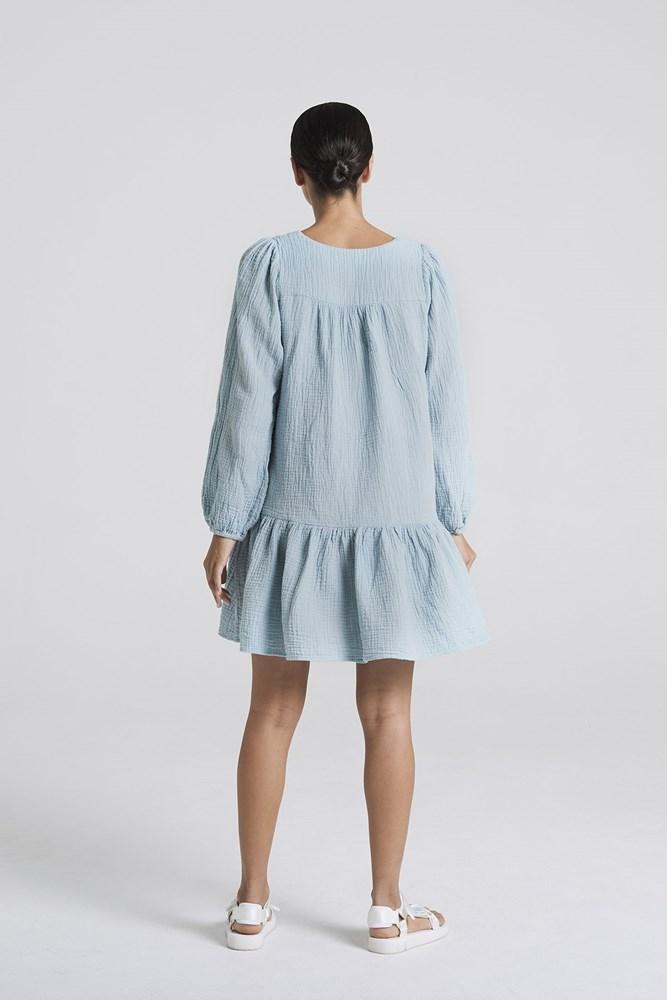 Elysian Collective Honour Apparel Remember Me Mini Dress Powder Blue