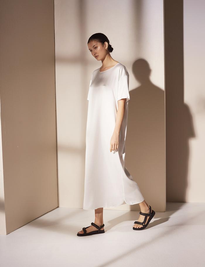 Elysian Collective La Tribe Elke Braided Sandal Blac