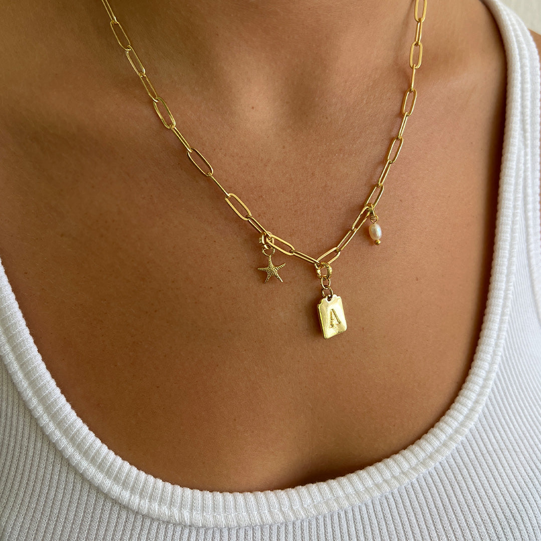 ARMS OF EVE - Letter Tag Charm (A)