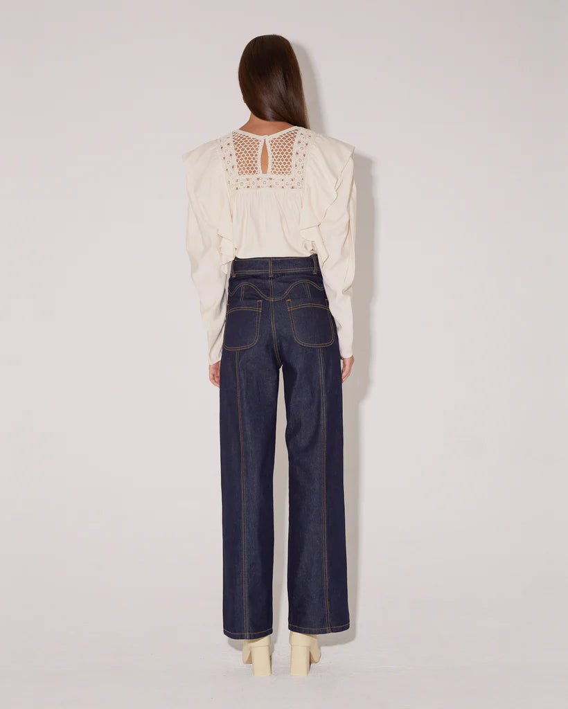 MAGALI PASCAL - Flora Top (Ivory)