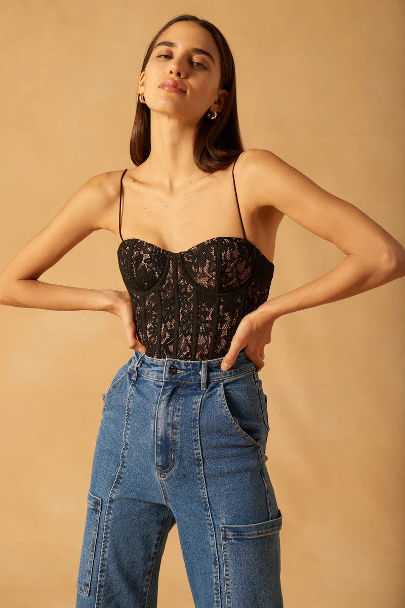 Elysian Collective Misha Dorin Denim Jeans Vintage Wash Blue