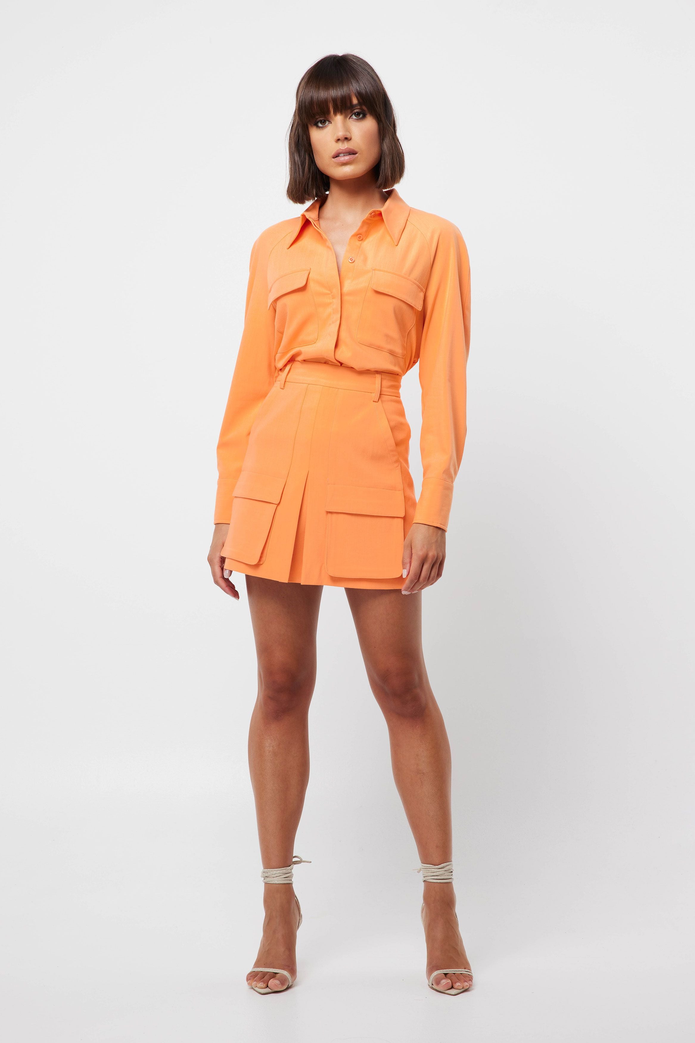 Elysian Collective Mossman First Wave Shirt Peach