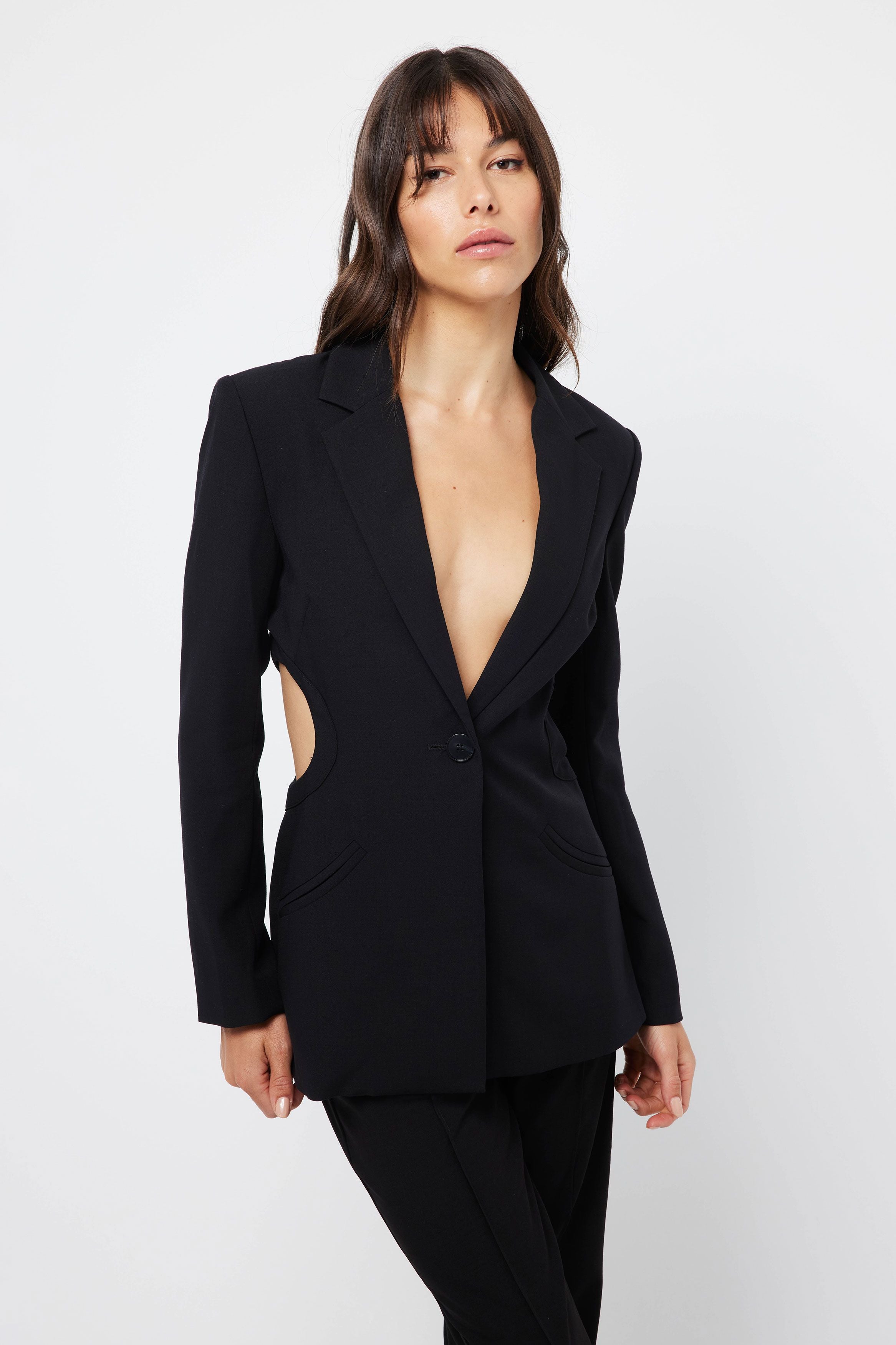 Elysian Collective Mossman Hold The Line Blazer Black