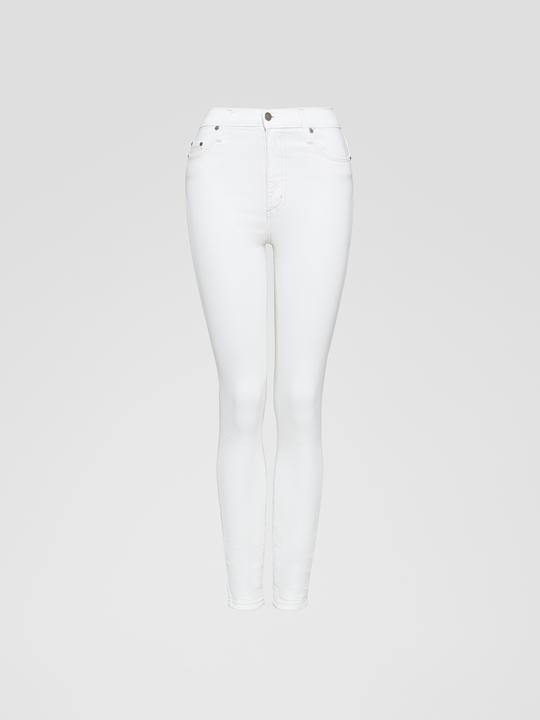 Elysian Collective Nobody Denim Siren Skinny White Ankle Comfort