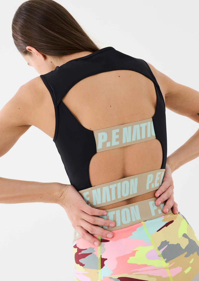 Elysian Collective PE Nation Upward Tank Black