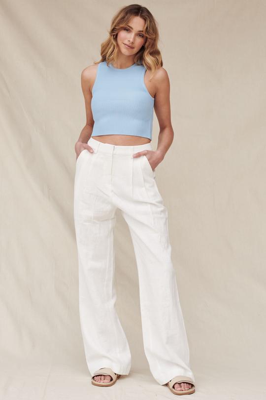 Elysian Collective RAEF The Label Chilli Pants White