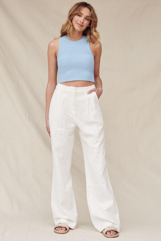 Elysian Collective RAEF The Label Chilli Pants White