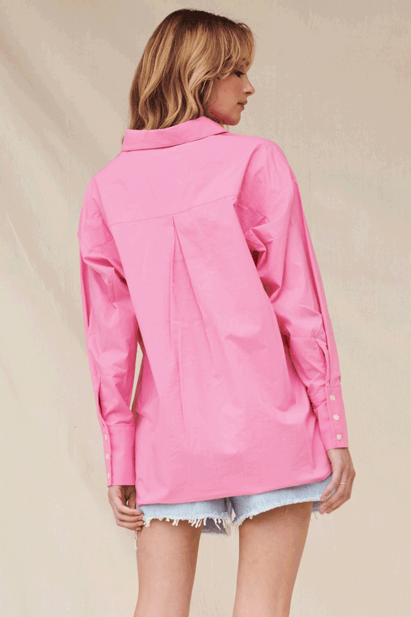 Elysian Collective RAEF The Label Luna Shirt Pink