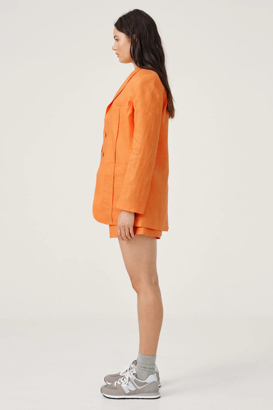 Elysian Collective Raef The Label Eliana Blazer Orange