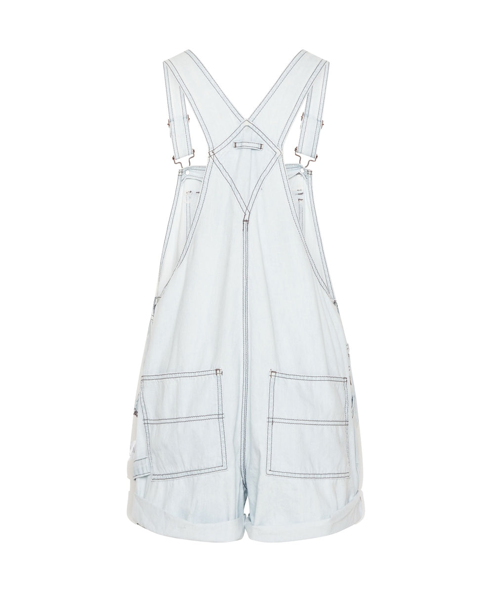 Elysian Collective Rose Ave Overalls Capri Blue