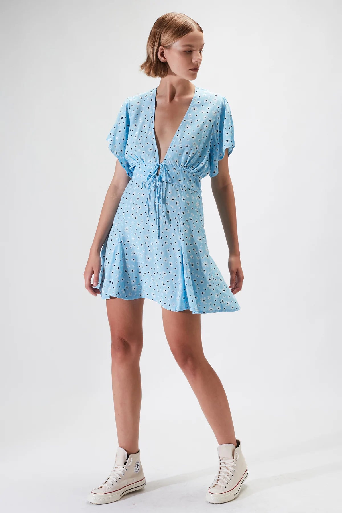 Elysian Collective Rue Stiic Leslie Mini Dress Wildflower Floral