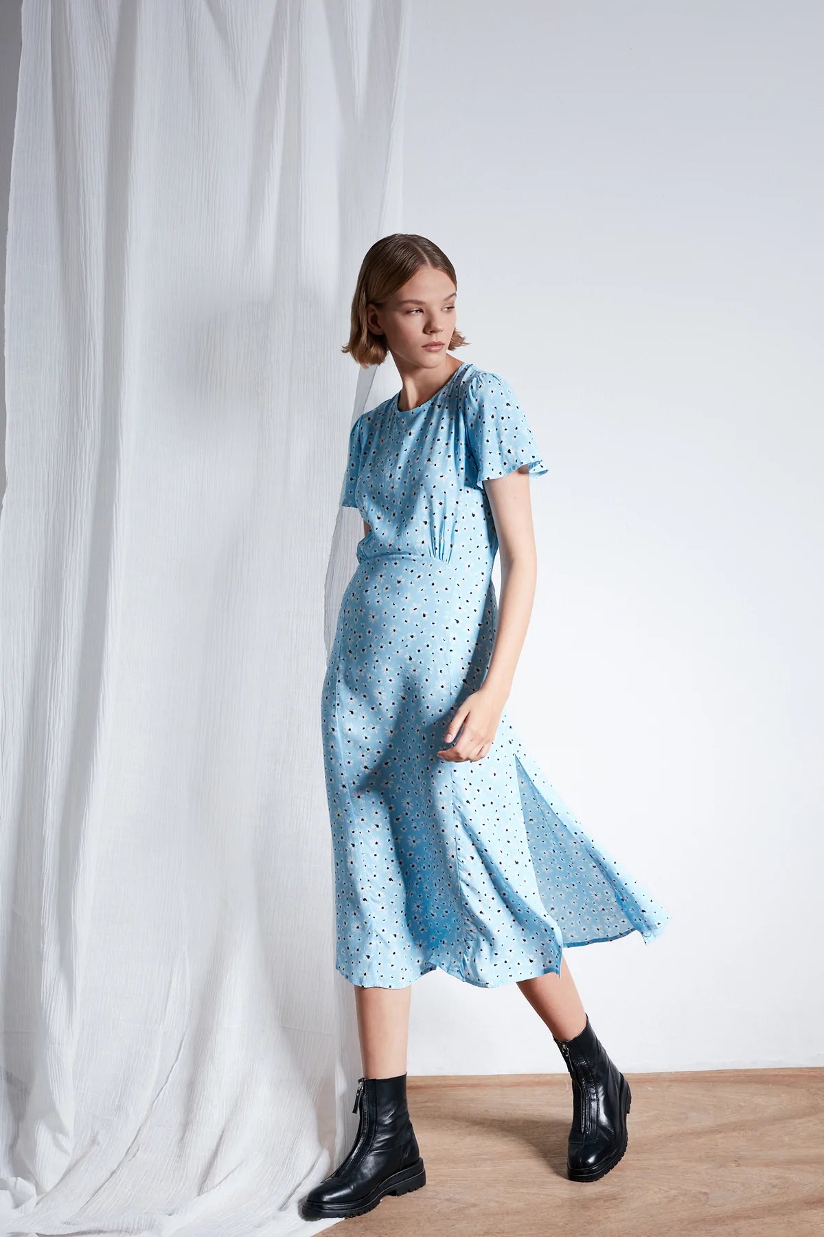 Elysian Collective Rue Stiic Sofia Split Dress Wildflower Floral