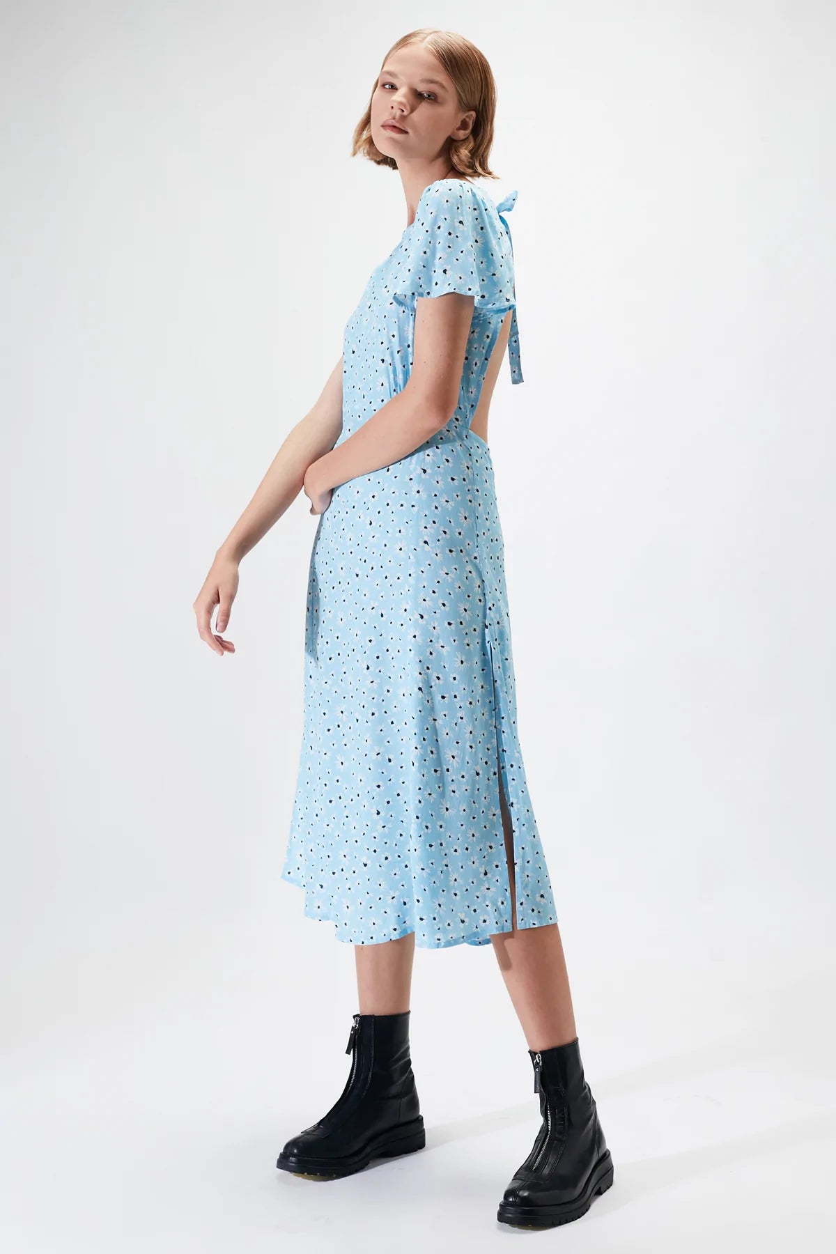 Elysian Collective Rue Stiic Sofia Split Dress Wildflower Floral