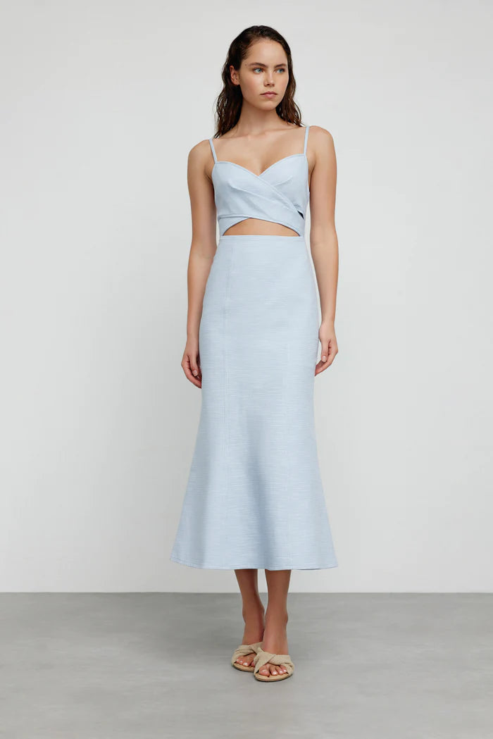 Elysian Collective Significant Other Frankie Midi Dress Cornflower