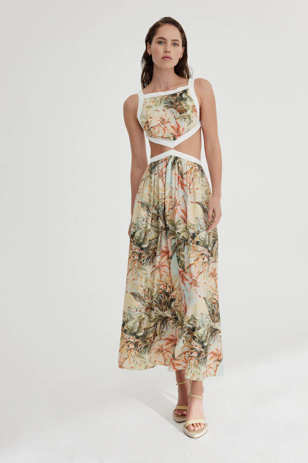 Elysian Collective Significant Other Marino Dress Painted Floral