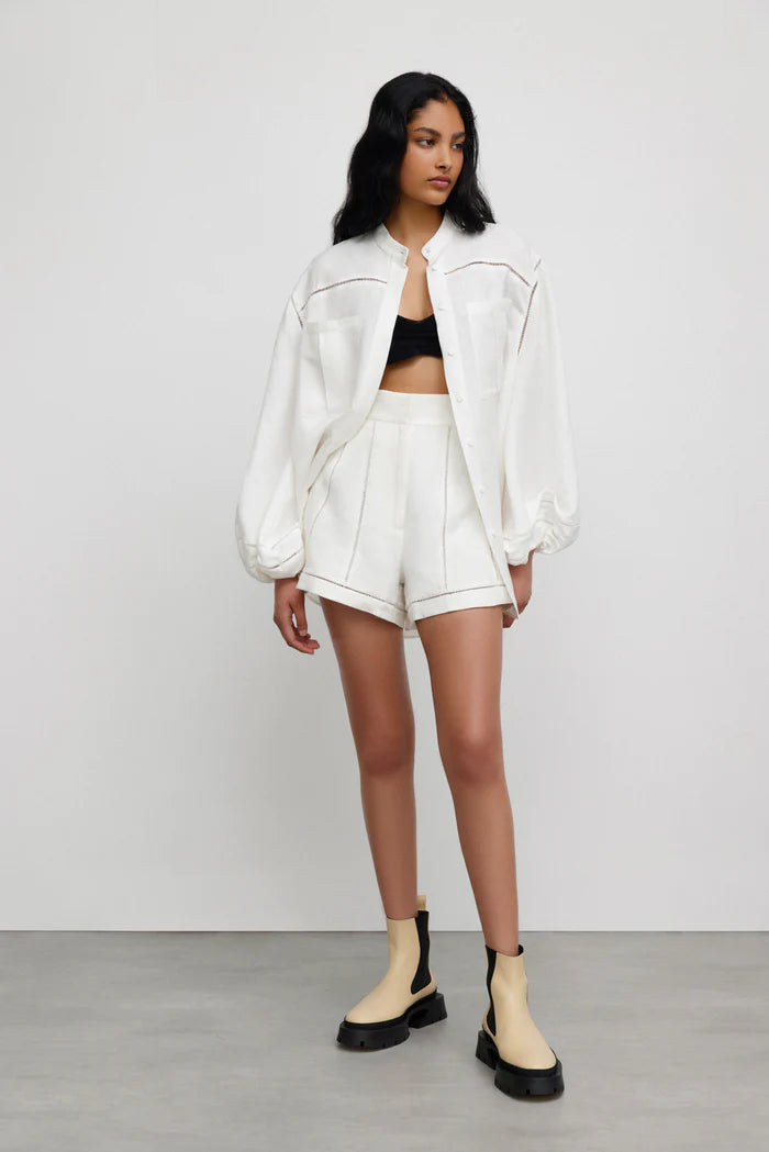 Elysian Collective Significant Other Theodora Shirt Ivory