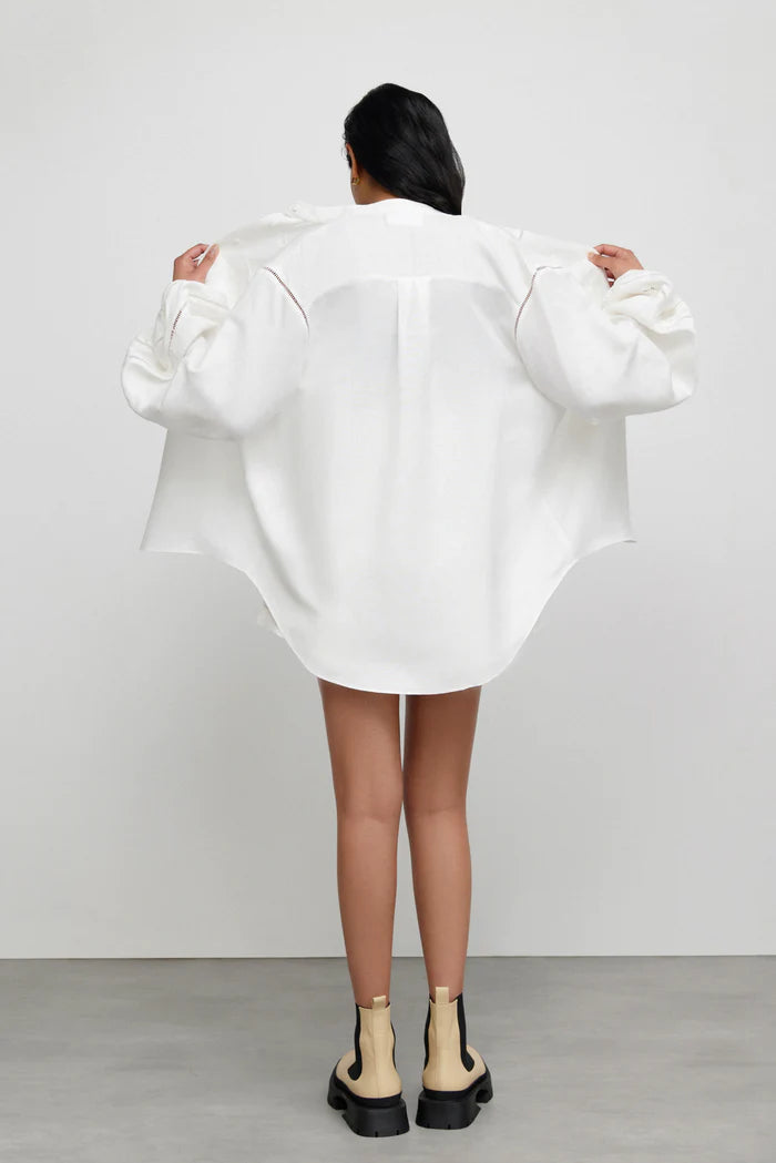 Elysian Collective Significant Other Theodora Shirt Ivory