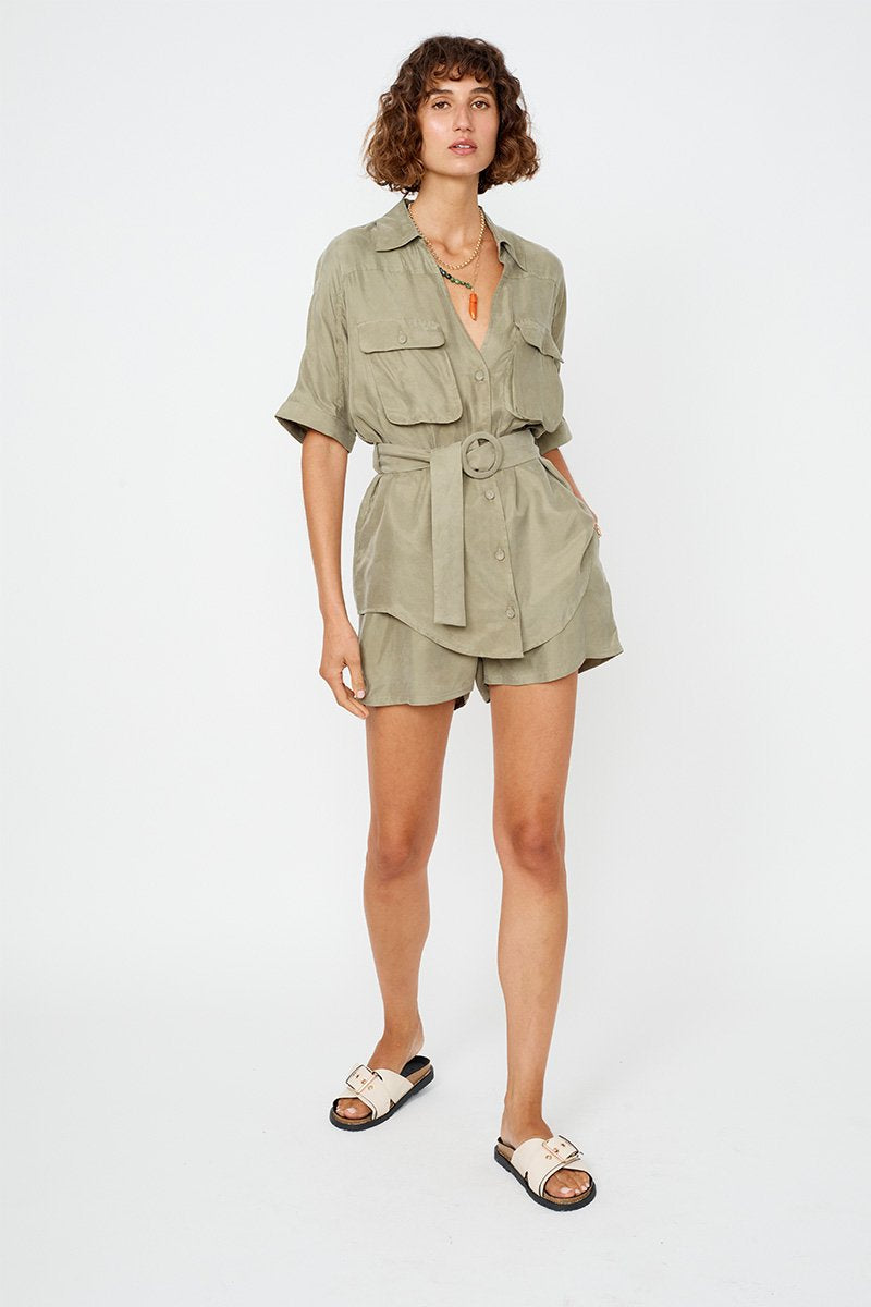 Elysian Collective Suboo Georgia Shorts Khaki