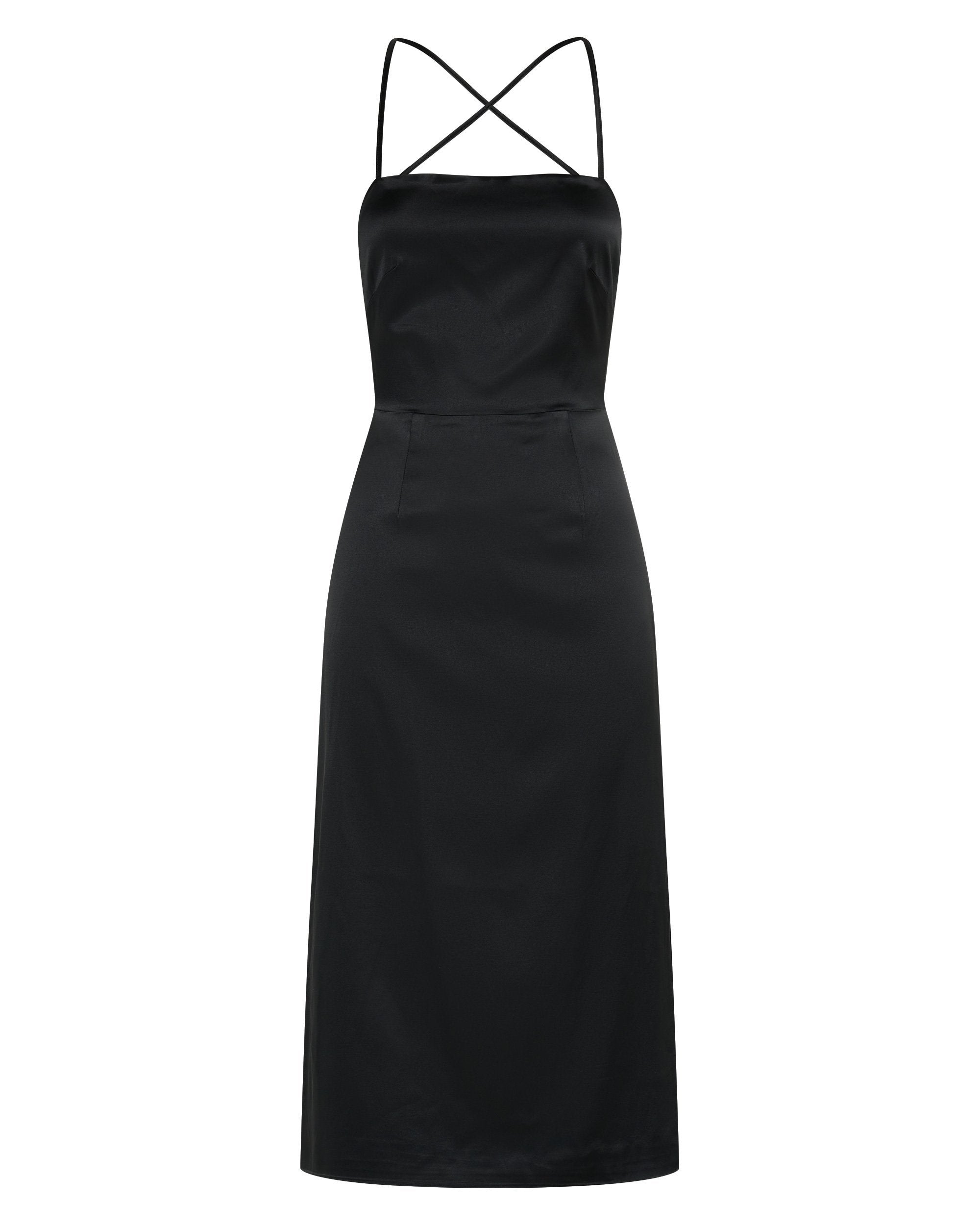 THIRD FORM - Long Nights Lace Back Dress (Black)