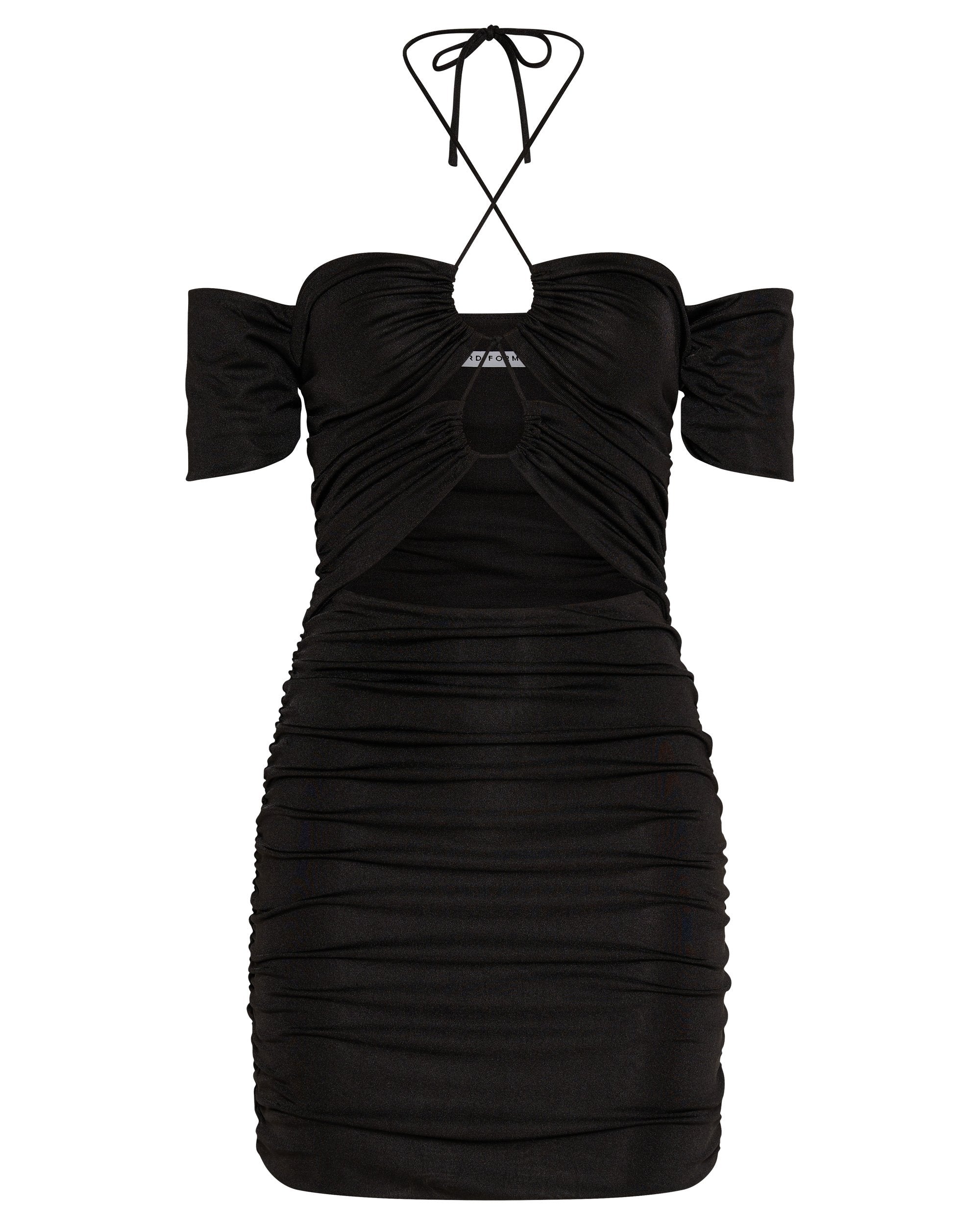 Elysian Collective Third Form Look Through Off Shoulder Mini