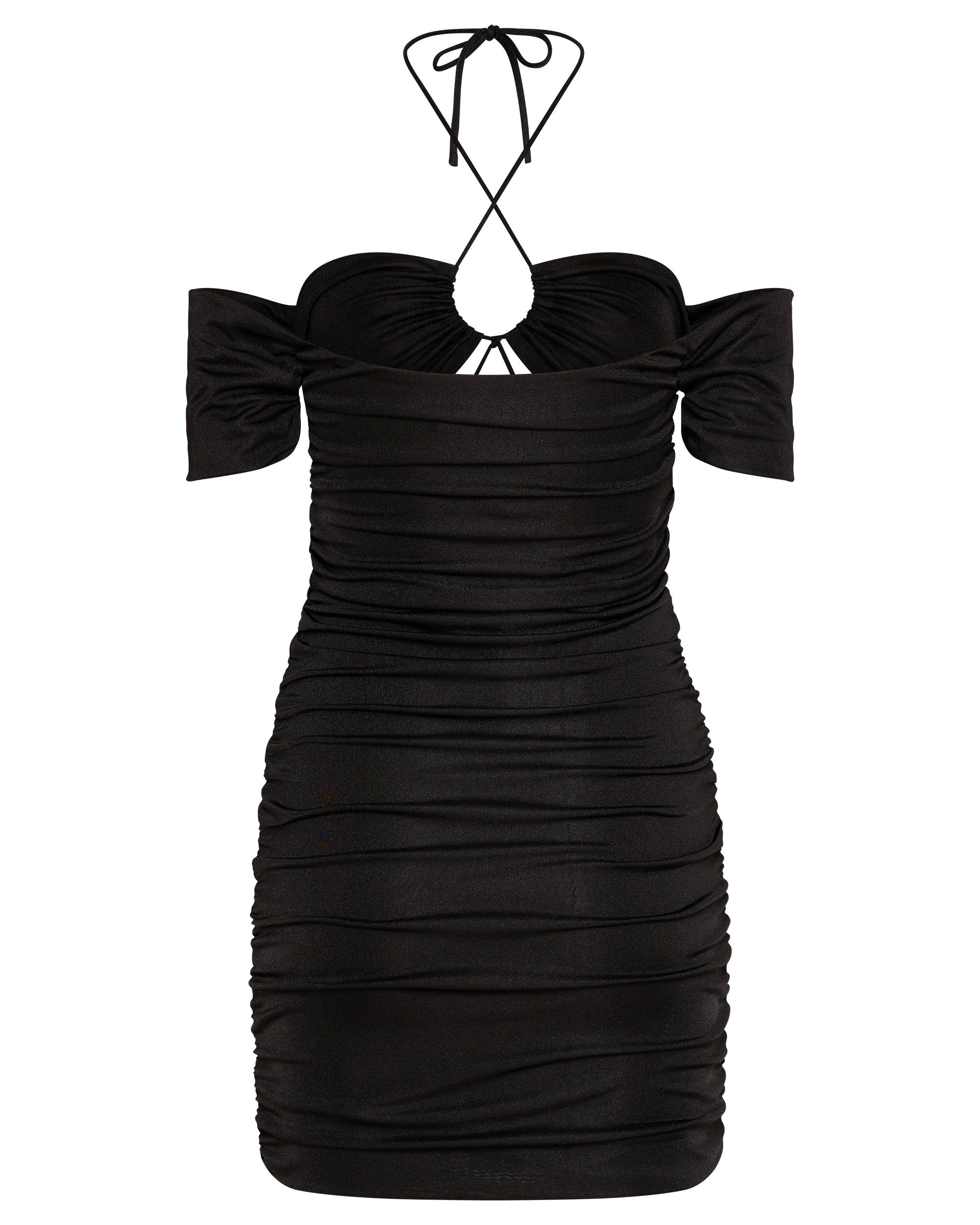 Elysian Collective Third Form Look Through Off Shoulder Mini