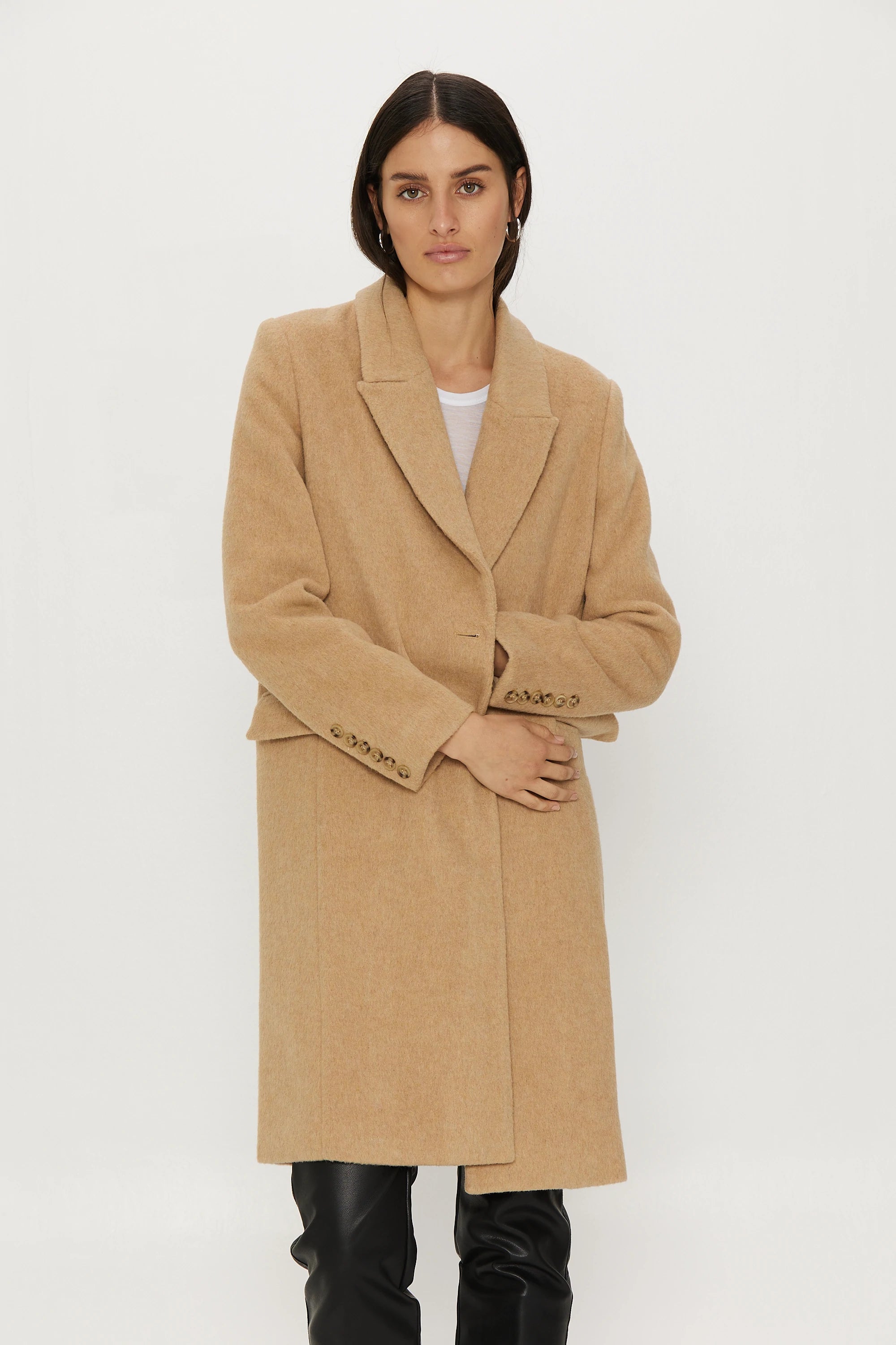 Elysian Collective Third Form New Classic Coat Oat