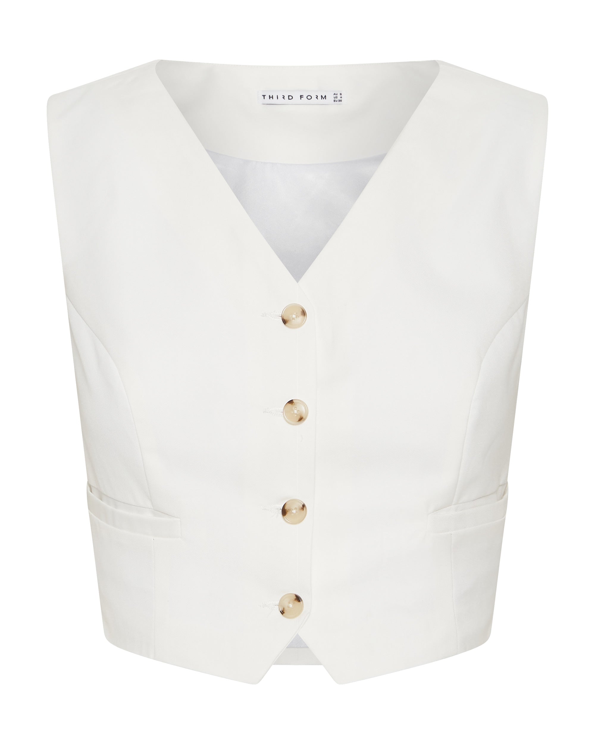 Elysian Collective Third Form Power Player Waistcoat Cream